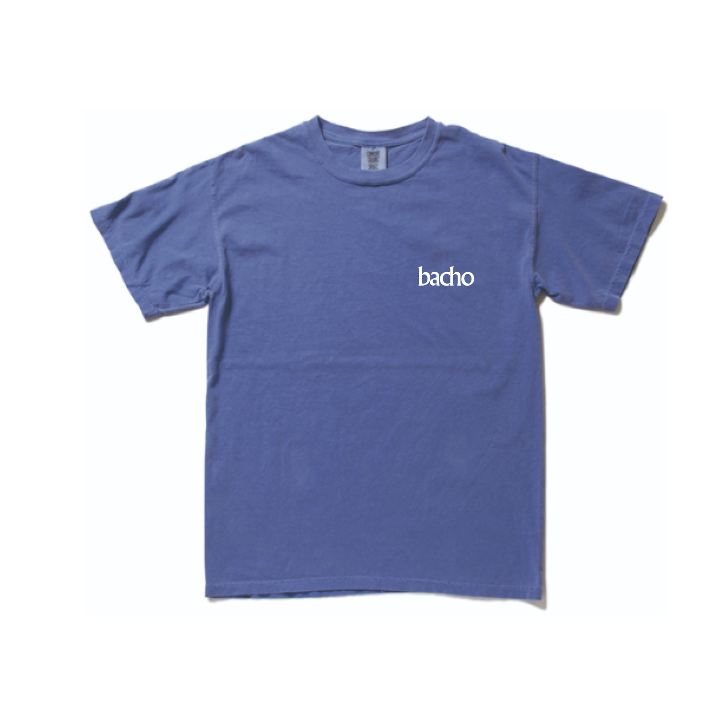 刺繍 Logo Garment Dye T-shirts(Blue)