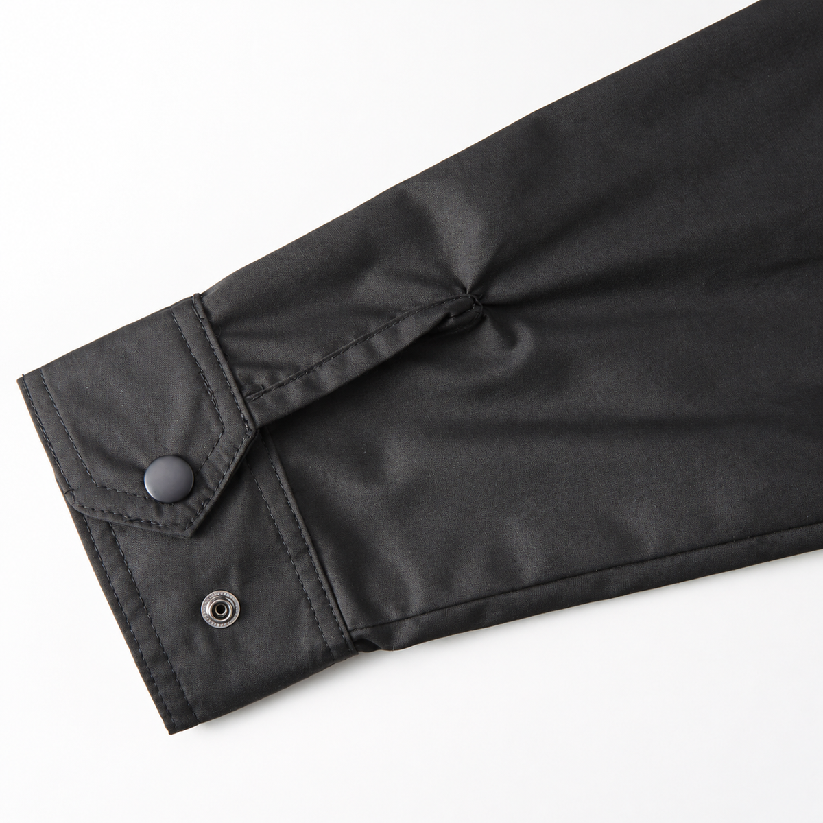 【予約販売商品】刺繍ロゴ コーチジャケット【TCツイル】 (Black)