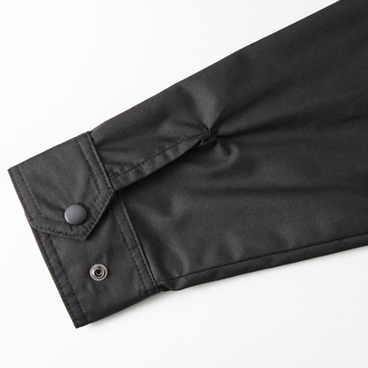 【予約販売商品】刺繍ロゴ コーチジャケット【TCツイル】 (Black)