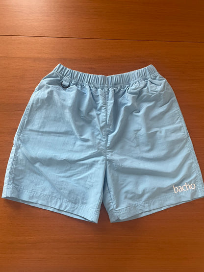 刺繍ロゴ Nylon Shorts 2026（light blue）