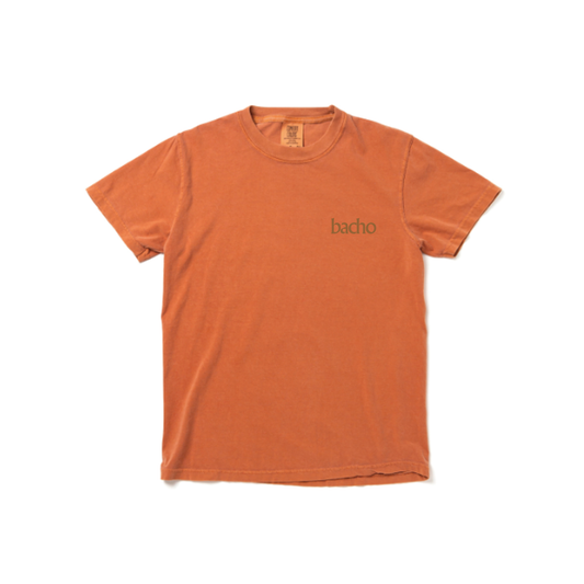 刺繍 Logo Garment Dye T-shirts(Orange)