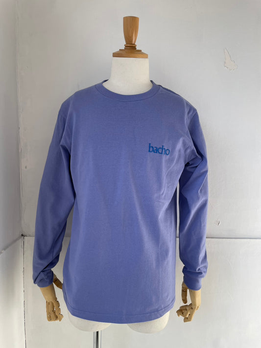 刺繍 Long Sleeve T-shirts 2026 (Blue)