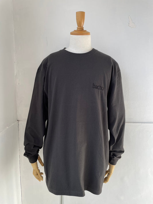 刺繍 Long Sleeve T-shirts 2026 (Black)