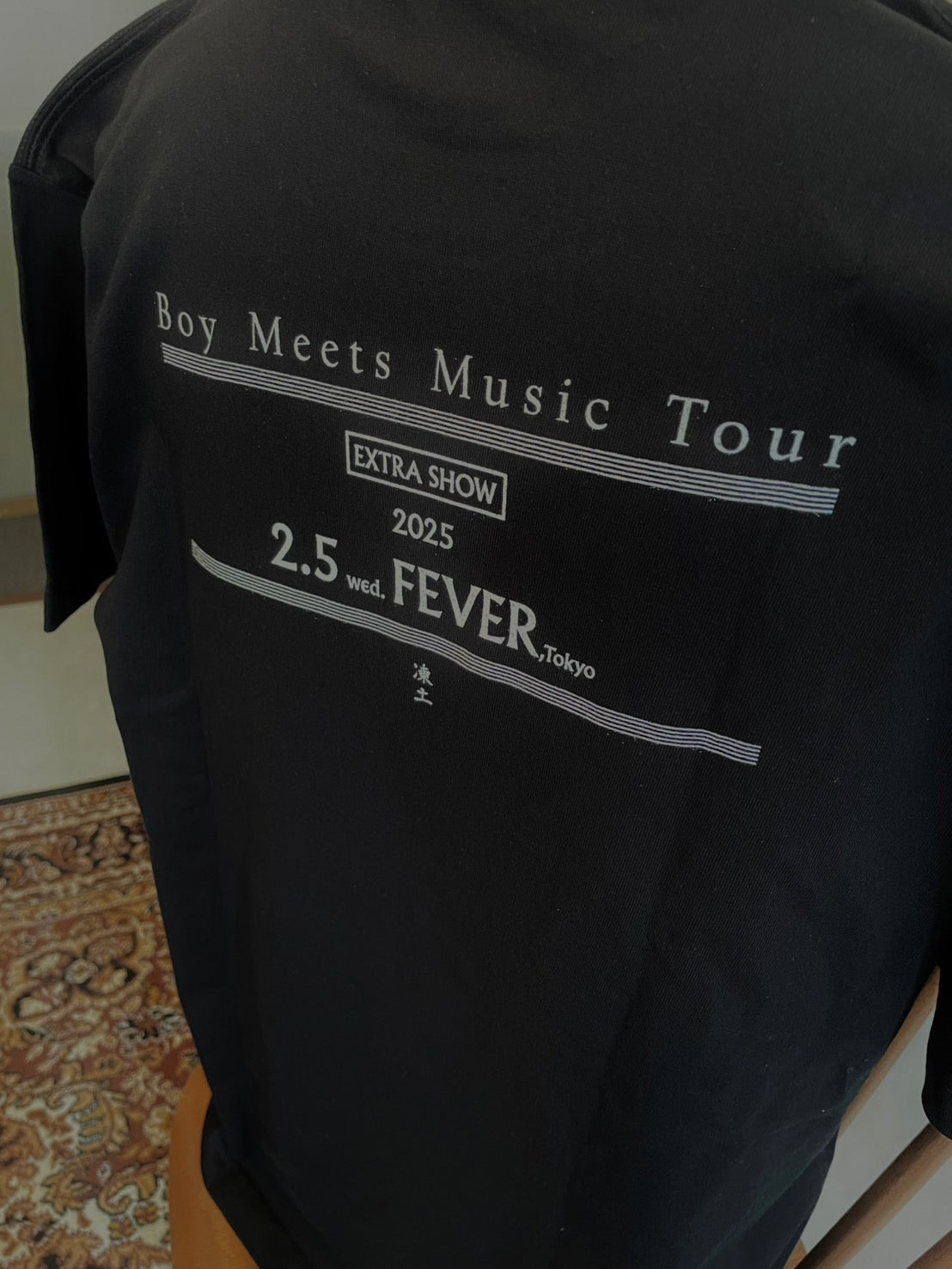 Boy Meets Music Tour Extra T-shirt (Black)