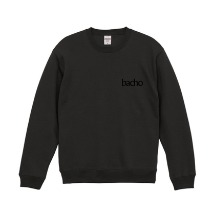 【予約販売商品】刺繍ロゴ Crewneck Sweat (Sumi / Ash)